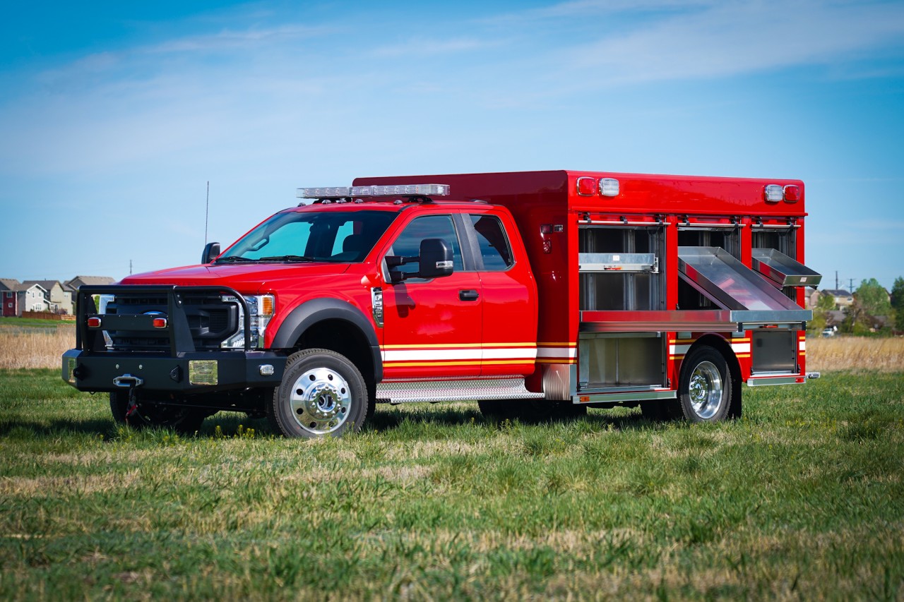 fire department utility truck