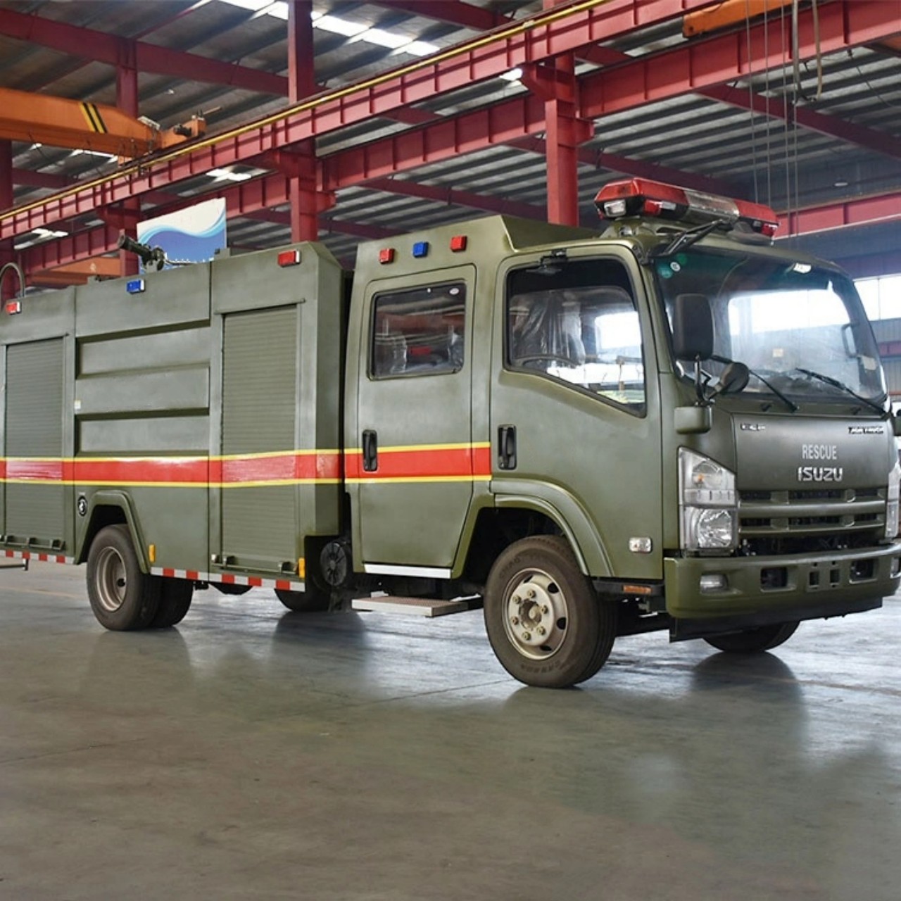 Army green fire truck (3)