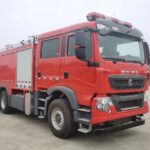 7000l howo dry powder fire truck