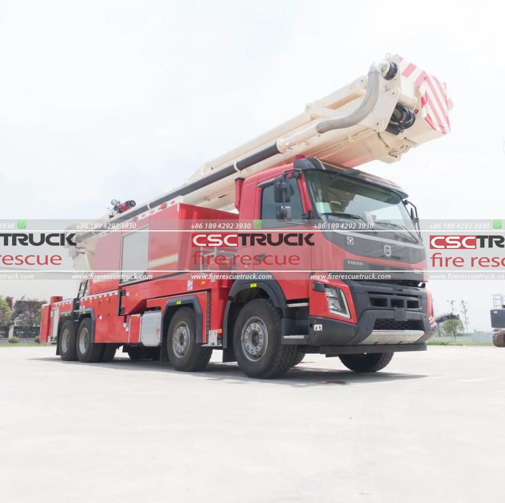 VOLVO 50m Water Tower Fire Truck (2)