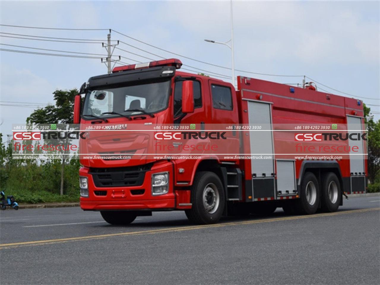 ISUZU 14000 Liters Water Foam Fire Truck (2)