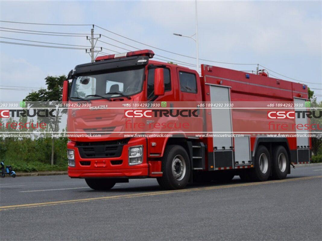 ISUZU 14000 Liters Water Foam Fire Truck (2)