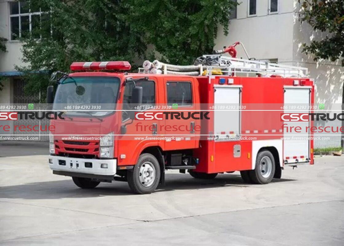 ISUZU 6000 Liters Water Foam Fire Truck (2)