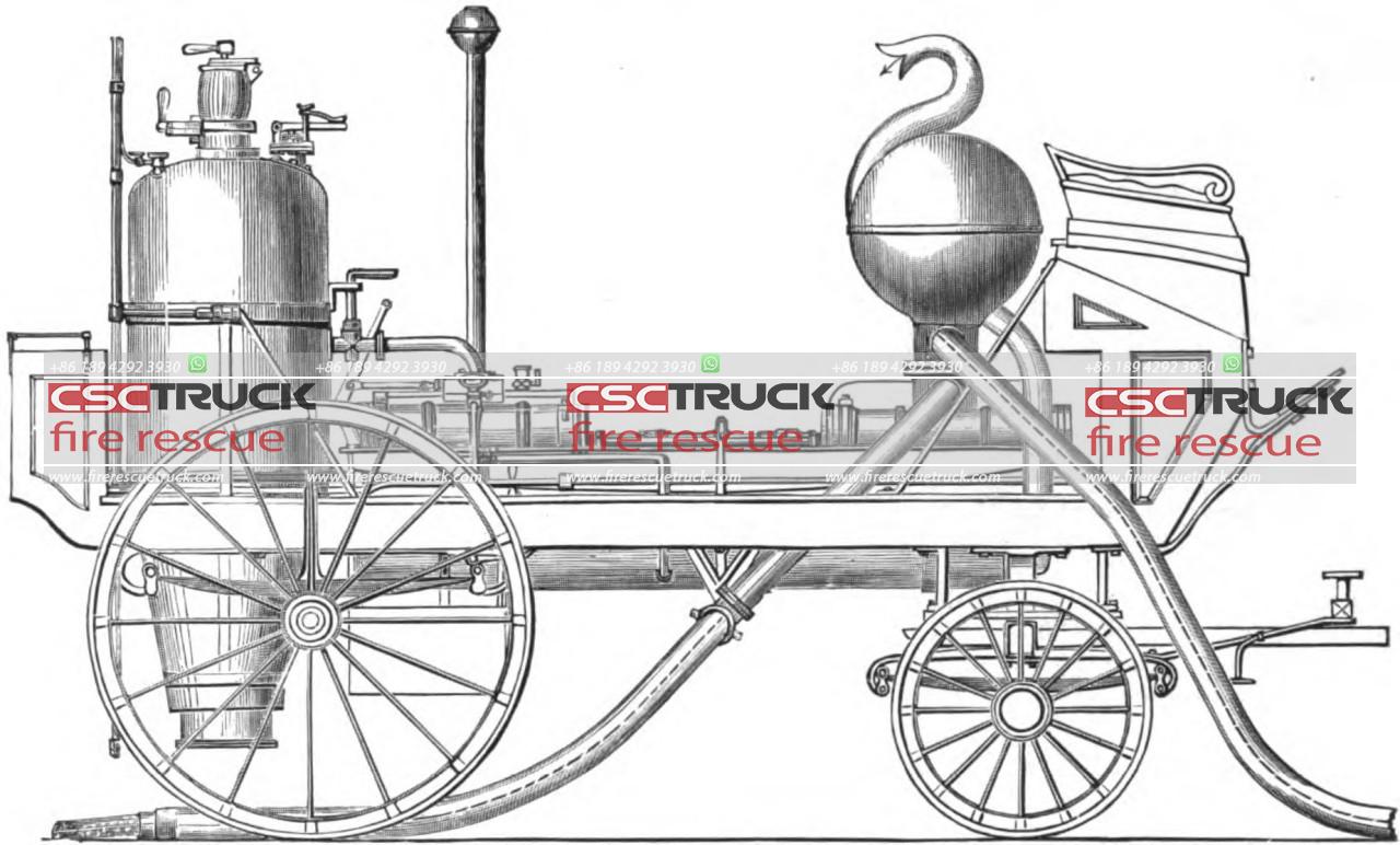 steam engine fire truck