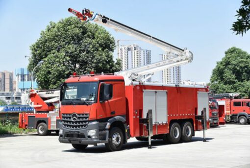 Benz 25M Tower Fire Truck (2)