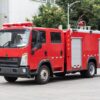 HOWO 4000 Liters Water Tanker Small Fire Engine