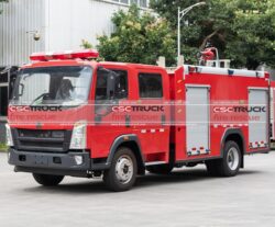 HOWO 4000 Liters Water Tanker Small Fire Engine