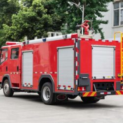 HOWO 4000 Liters Water Tanker Small Fire Engine (3)