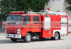 ISUZU 3000 Liters Water Foam Small Fire Truck