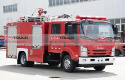 ISUZU 3000 Liters Water Tanker Small Fire Truck