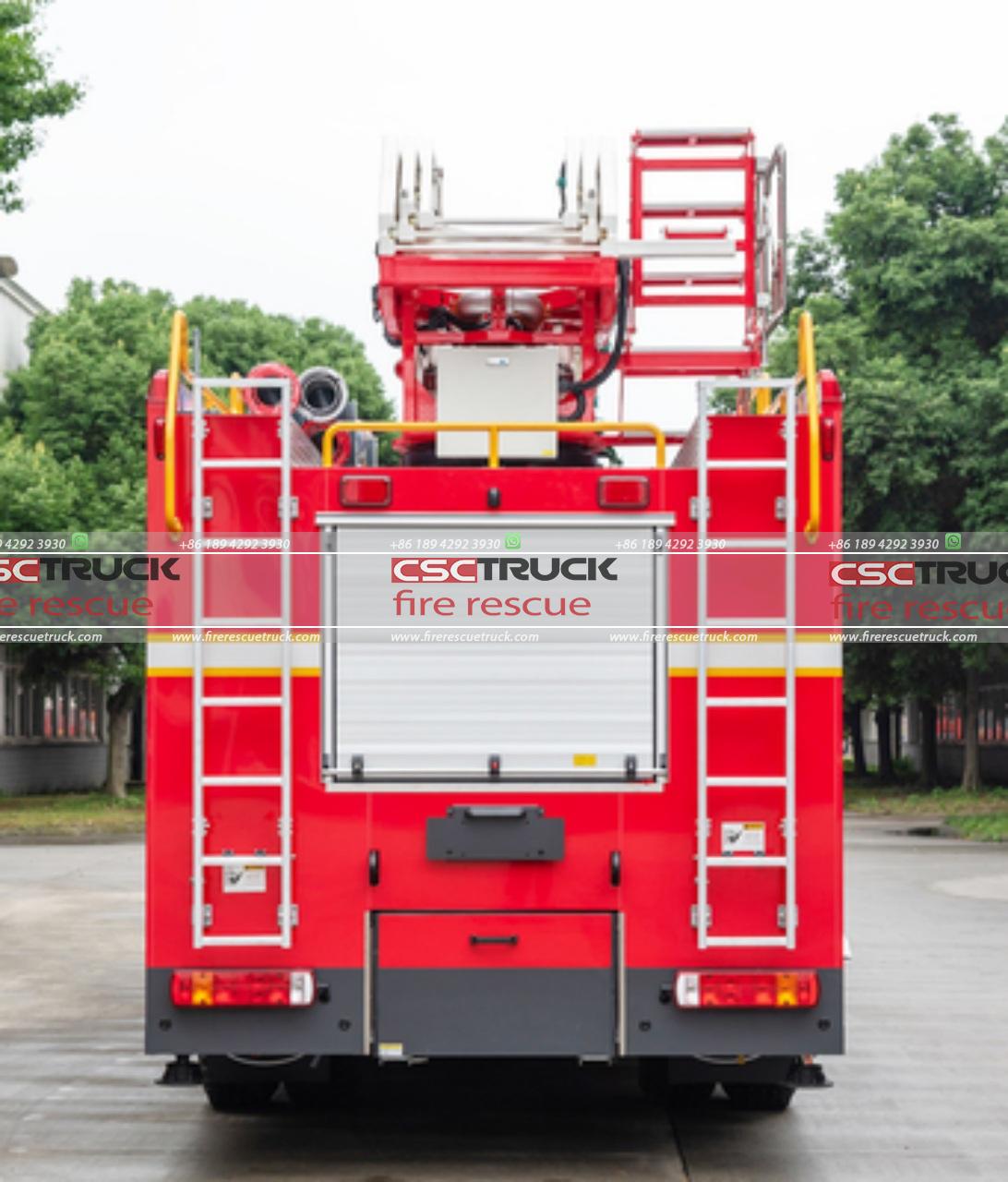 18M 4000 Liters Aerial Ladder Fire Truck (4)