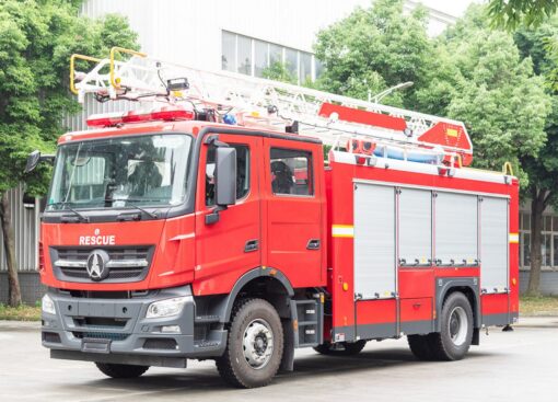 18M 4000 Liters Aerial Ladder Fire Truck