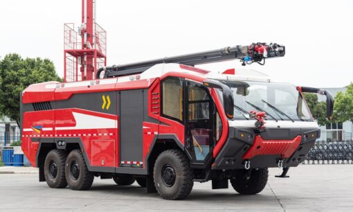 6WD Airport Rescue Fire Fighting Truck (2)