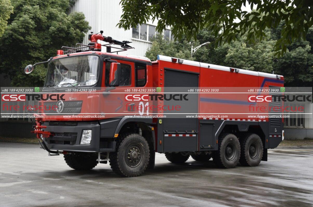 6x6 SHACMAN X3000 Airport Fire Truck