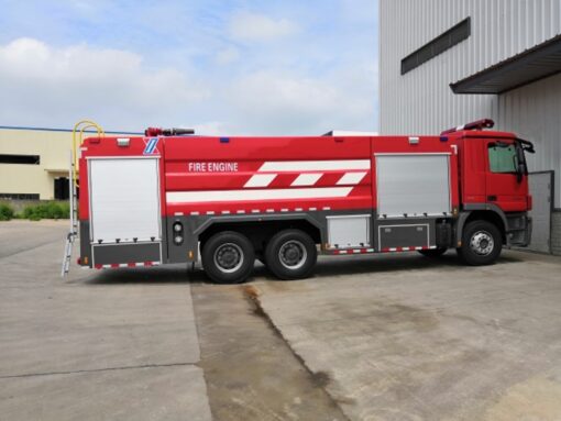 Benz 16 CBM Water Fire Truck (4)