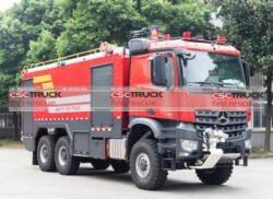 Benz 6x6 ARFF Airport Fire Truck (2)