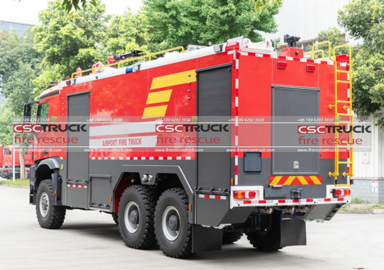 Benz 6x6 ARFF Airport Fire Truck (3)