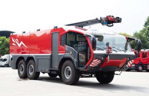 Electric 6x6 Airport Rescue Fire Fighting Truck (2)