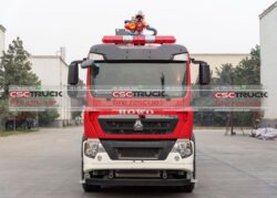 HOWO 20M Water Tower Fire Fighting Truck (2)