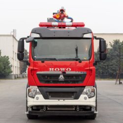 HOWO 20M Water Tower Fire Fighting Truck (2)