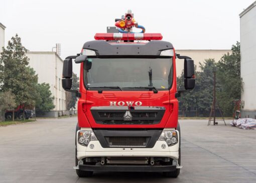 HOWO 20M Water Tower Fire Fighting Truck (2)