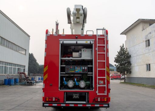 HOWO 20M Water Tower Fire Fighting Truck (4)