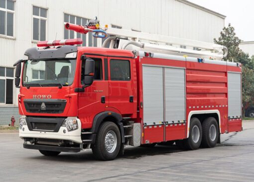 HOWO 20M Water Tower Fire Fighting Truck