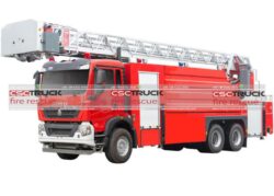 HOWO 32M Aerial Ladder Fire Fighting Truck