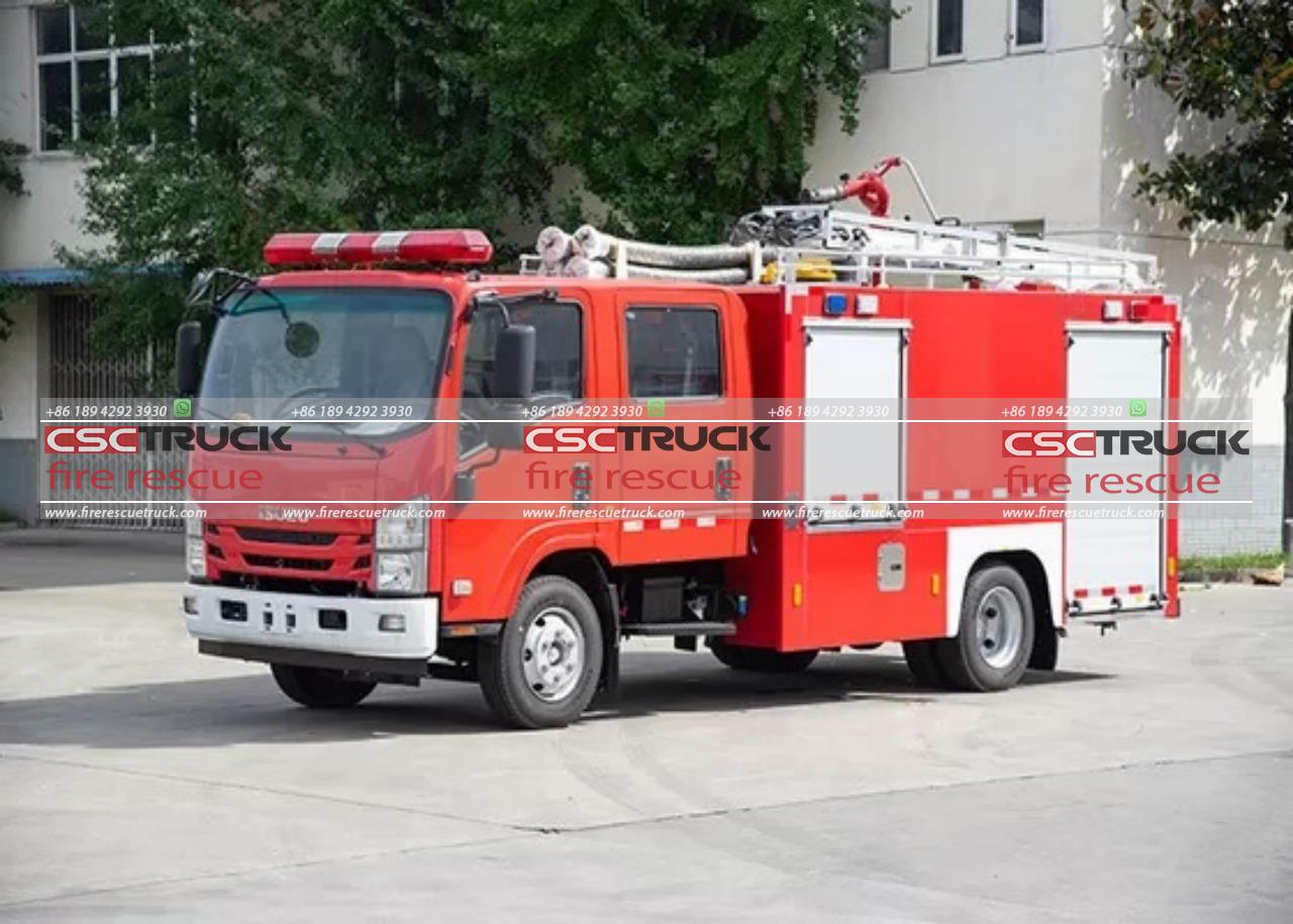 ISUZU 6000 Liters Water Foam Fire Truck (2)