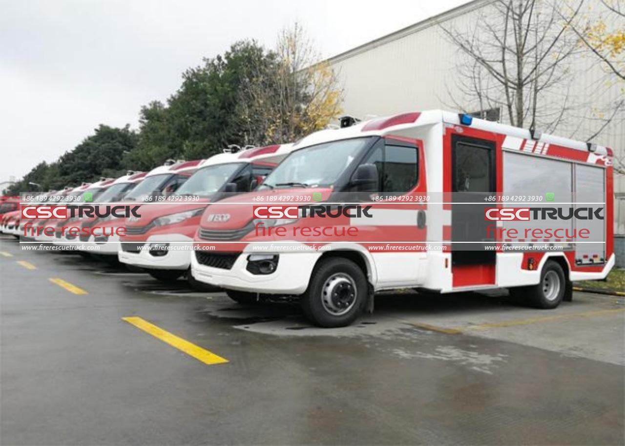 IVECO 3000 Liters Small Water Fire Truck (5)