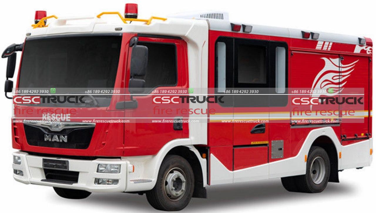 MAN 3000 Ltr Water Foam Small Fire Fighting Truck (2)