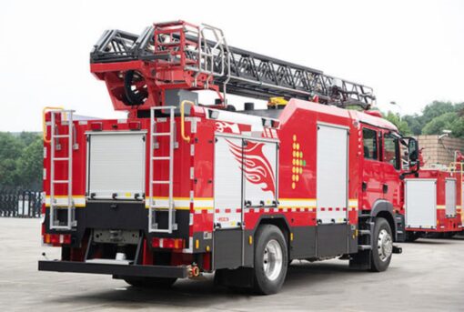 SITRAK 18M Aerial Ladder Fire Truck (4)