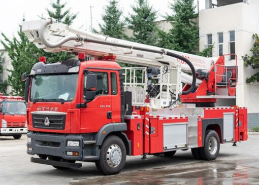 SITRAK 32M Aerial Platform Fire Truck (2)