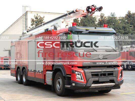 Volvo 25M Water-Foam-Powder Tower Fire Truck