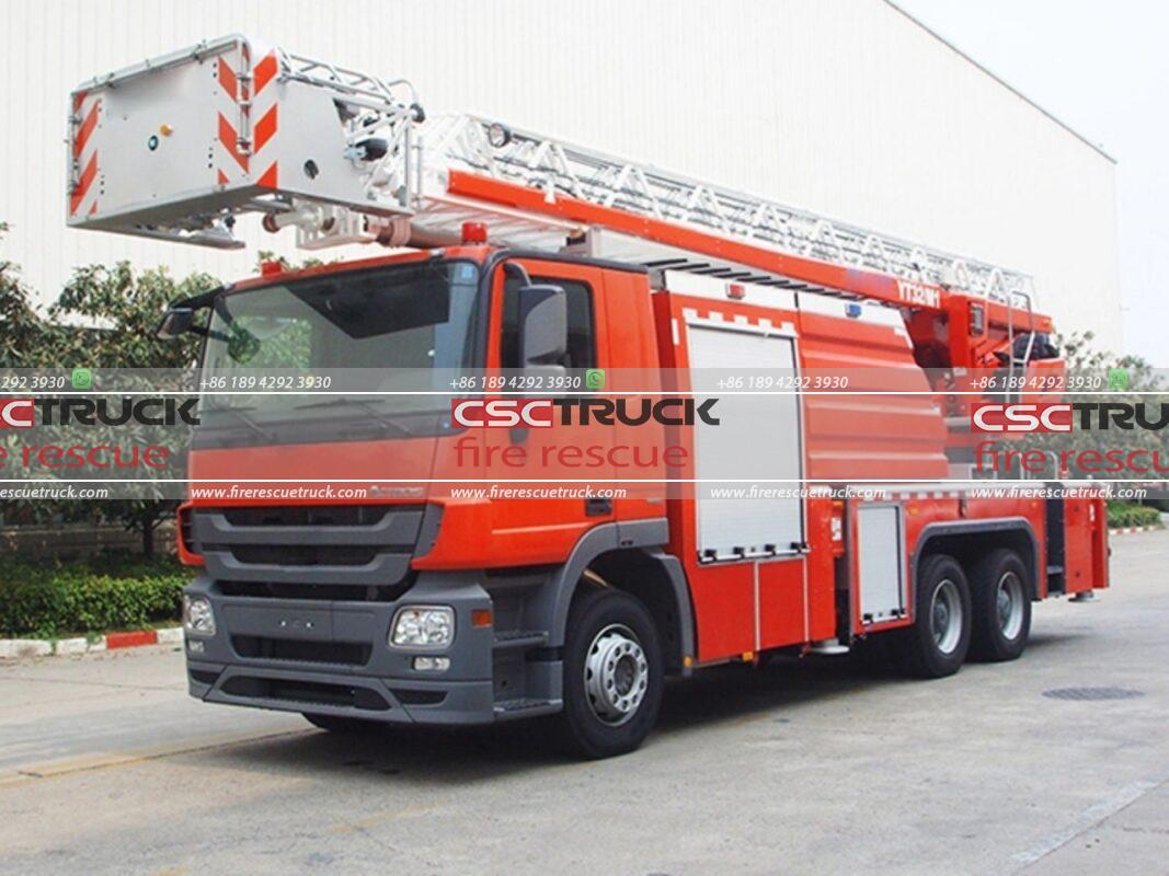 aerial ladder truck