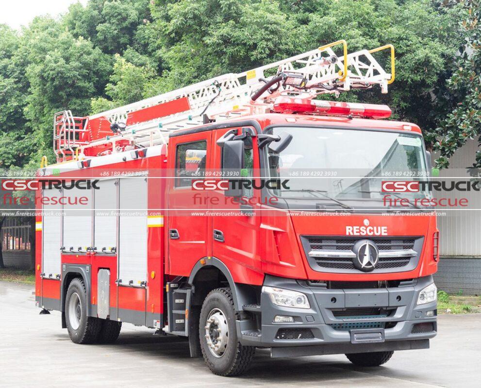 18M 4000 Liters Aerial Ladder Fire Truck (2)