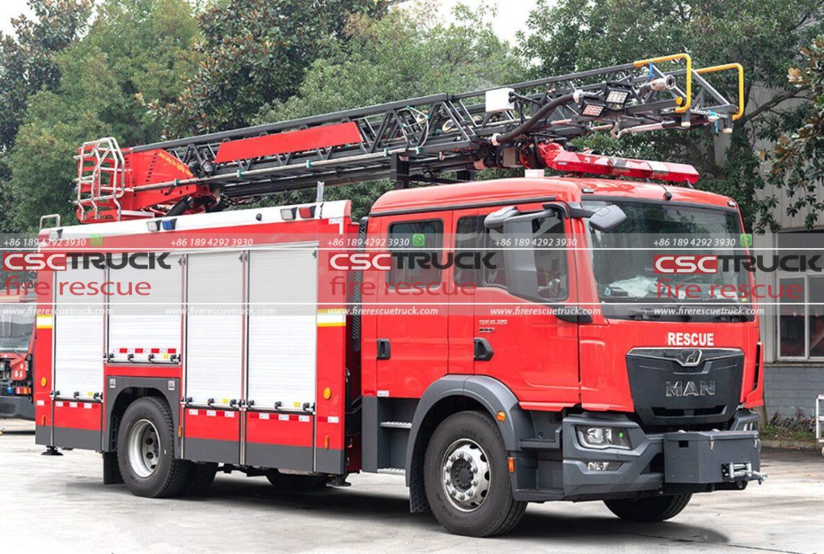 MAN 18M Aerial Ladder Fire Truck