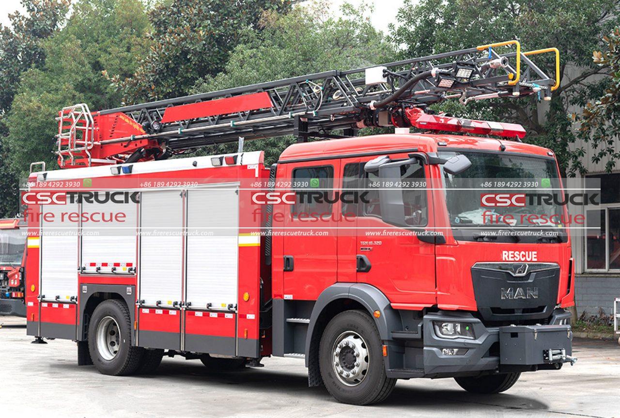 MAN 18M Aerial Ladder Fire Truck