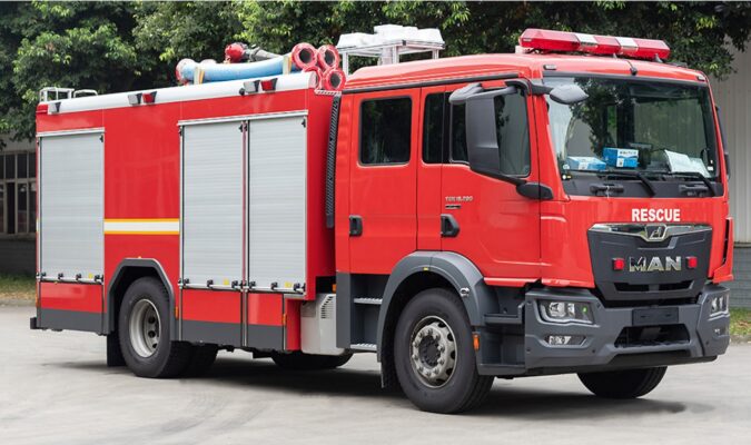 MAN 6000 Liters Small Water Fire Truck