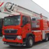 HOWO 34M Aerial Platform Fire Truck