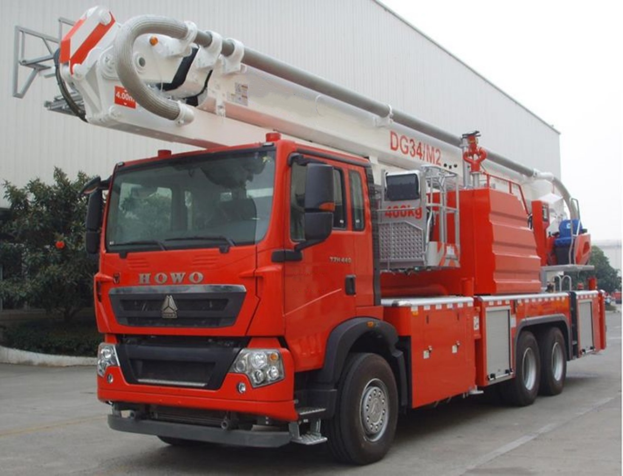 HOWO 34M Aerial Platform Fire Truck