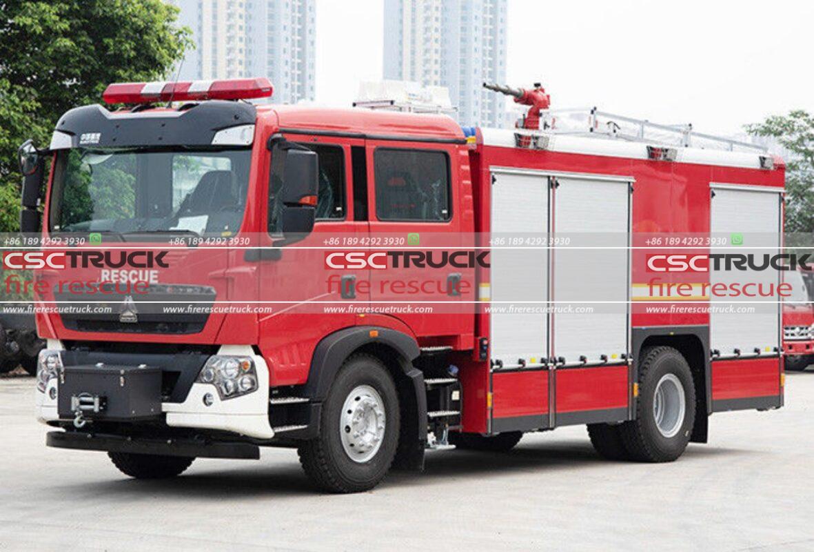 HOWO 6000 Liters CAFS Fire Fighting Truck