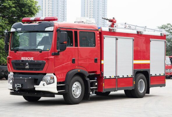 HOWO 6000 Liters CAFS Fire Fighting Truck