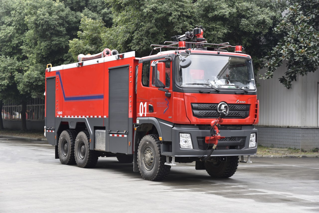 6x6 SHACMAN X3000 Airport Fire Truck (2)