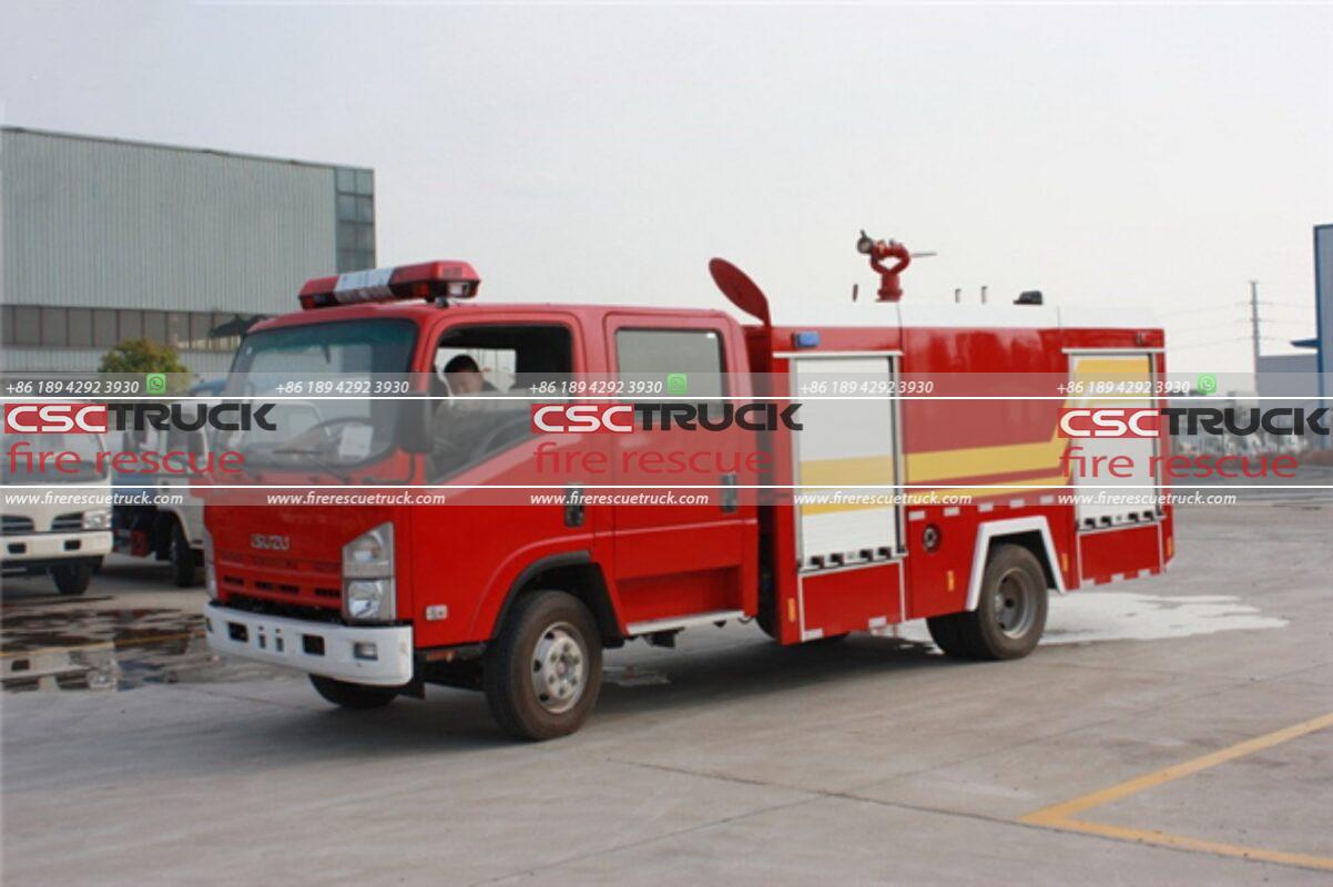 ISUZU 700P 3CBM Water Fire Truck