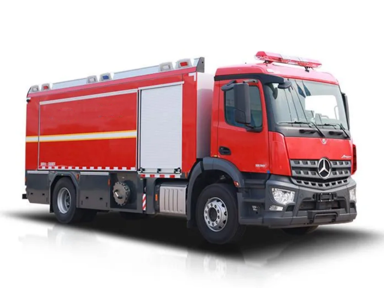 Benz 6 Wheelers Pumper Fire Fighting Vehicle