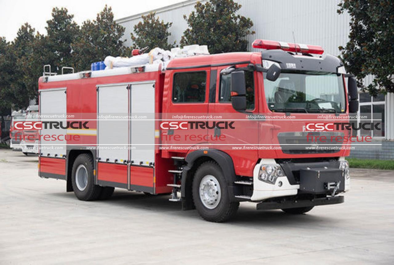 HOWO 6000 Liters CAFS Fire Fighting Truck (2)