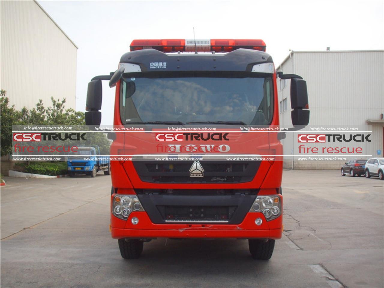 HOWO 8Ton Water Tank Fire Truck (3)