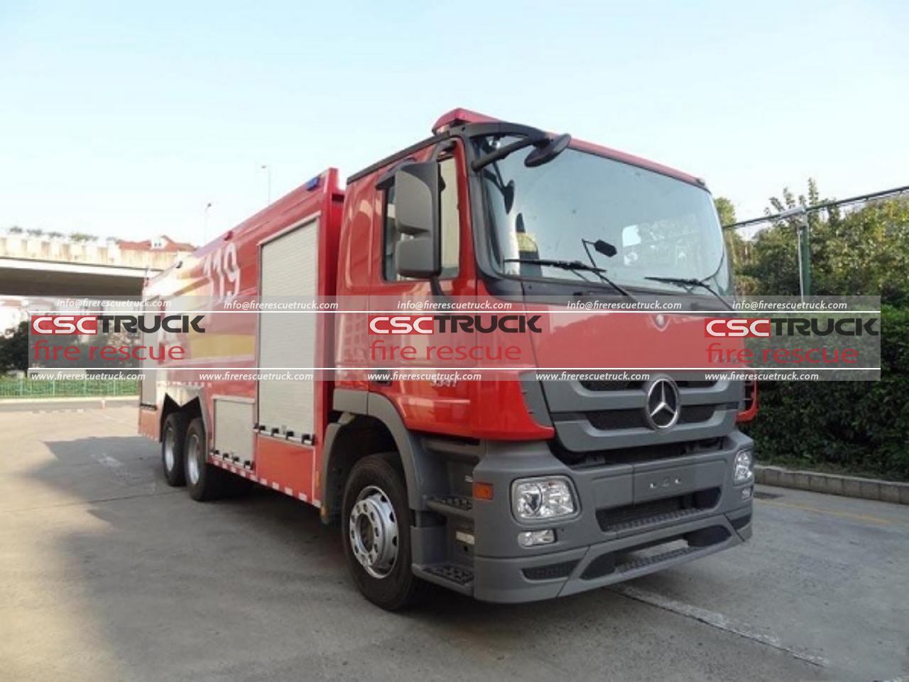 Benz 16 CBM Water Fire Truck