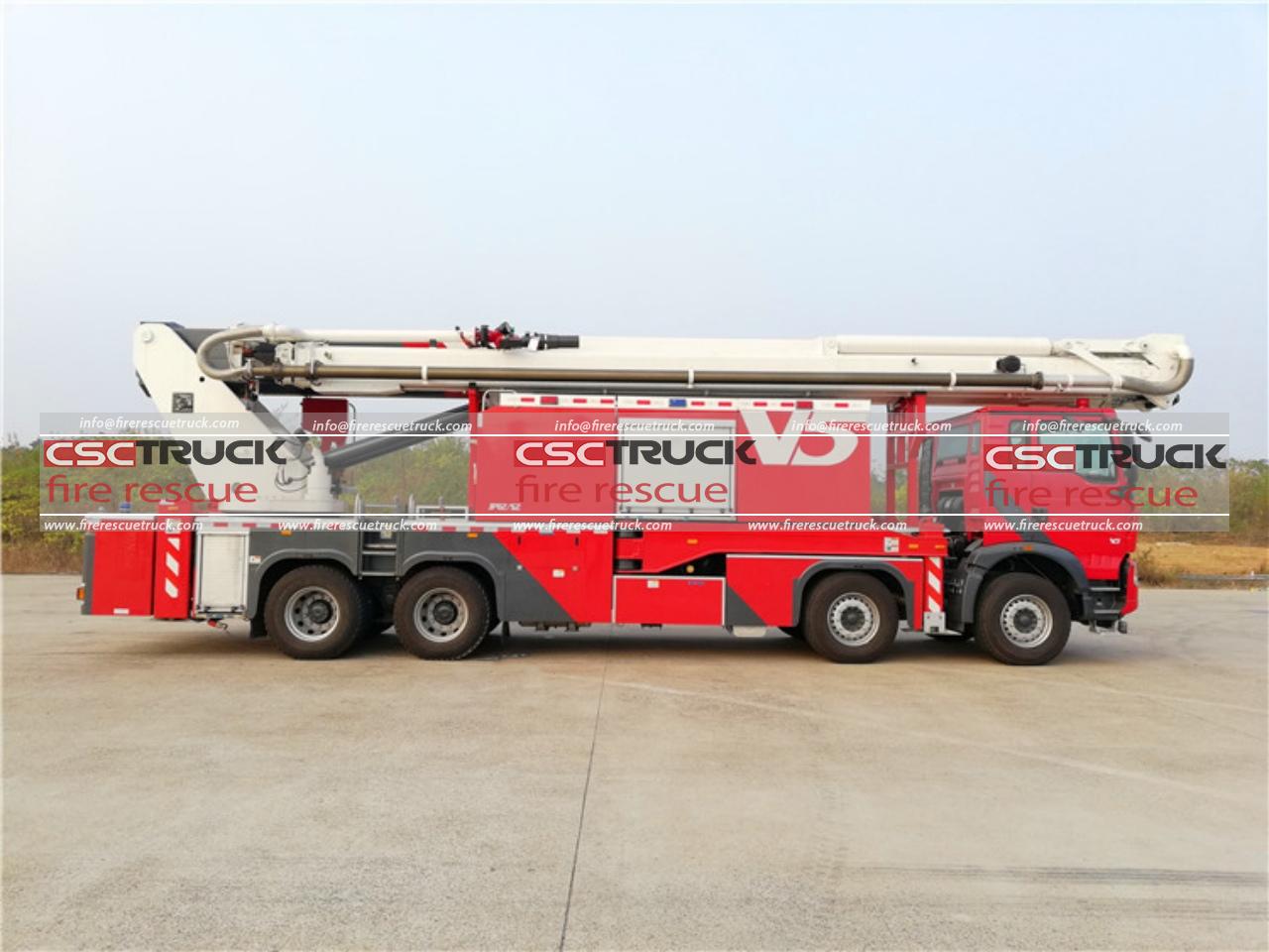 HOWO 62M Tower Fire Truck (5)